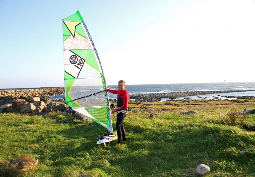 Windsurfing på Lista