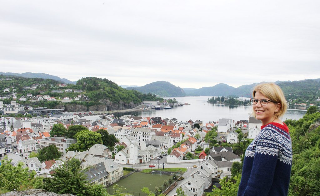 Utsiktspunktet Lilleheia i Flekkefjord
