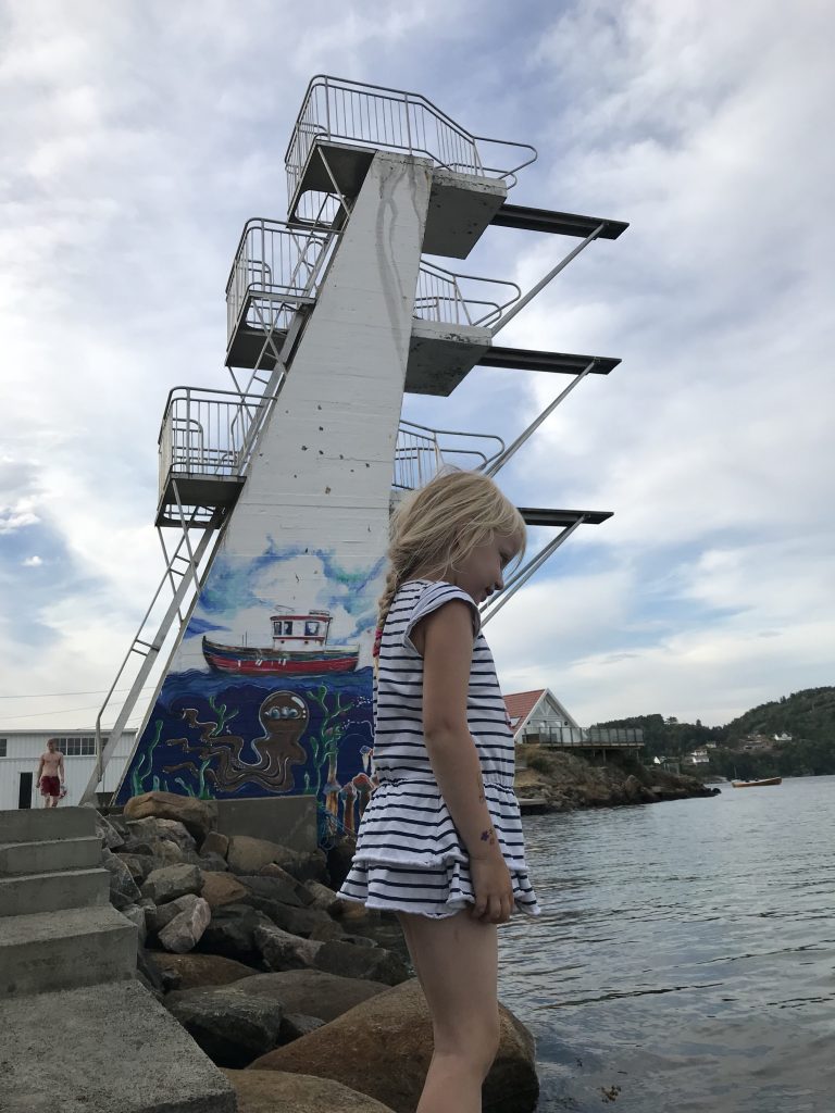 Stupetårn ved Badehuset i Farsund