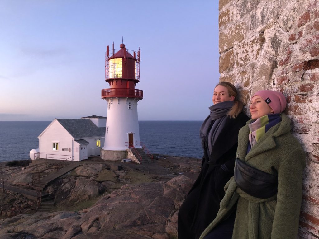 Lindesnes fyr før soloppgang. Foto: E.Høibo©Visit Sørlandet