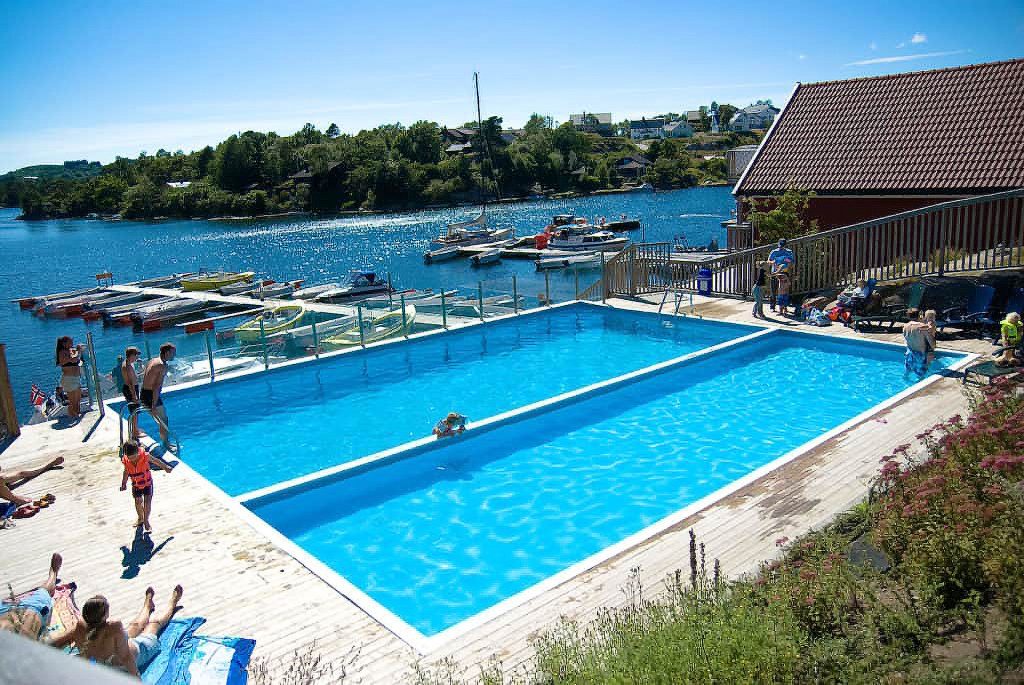 Bassenget på tregde ferie